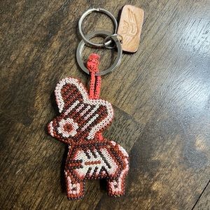 Consulea used beaded donkey key fob